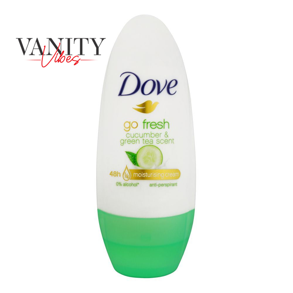 Dove Go Fresh Cucumber & Green Tea 48-Hour Anti-Perspirant Deodorant Roll On- for Women-40ml