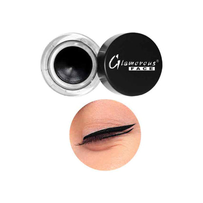 Glamorous Face Long Lasting Water Proof Gel Eyeliner (BLACK)