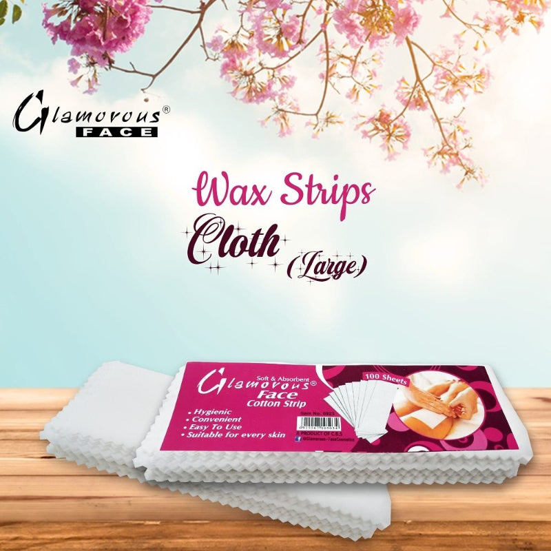 Glamourous Face Wax Cloth Strip Large