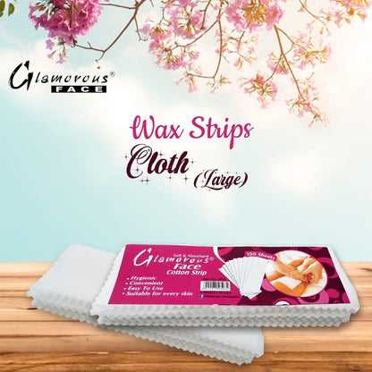 Glamourous Face Wax Cloth Strip Large