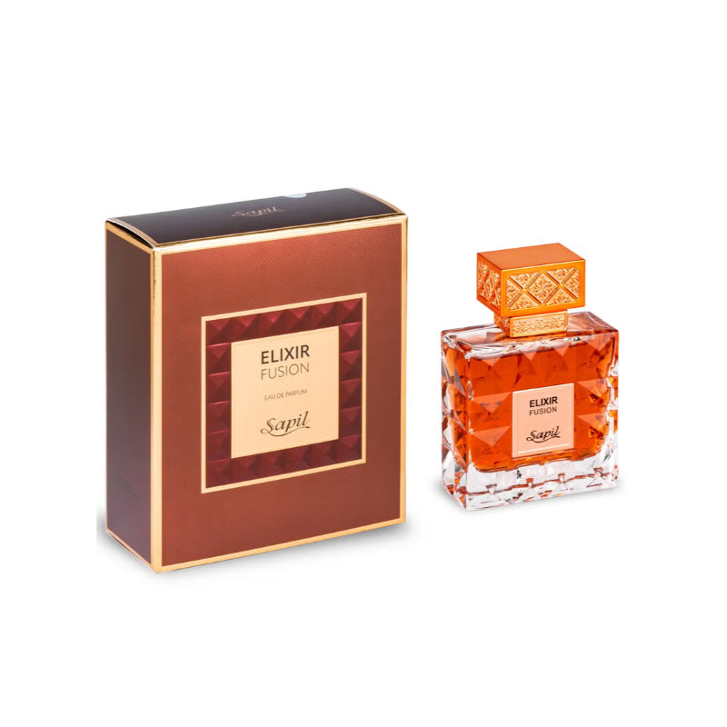 Sapil Elixir Fusion Eau de Toilette for Men & Women 100ml - Long Lasting Fresh Woody Aromatic Fragrance Perfume with All Day 