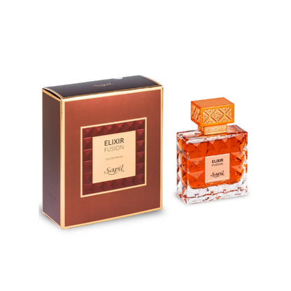 Sapil Elixir Fusion Eau de Toilette for Men & Women 100ml - Long Lasting Fresh Woody Aromatic Fragrance Perfume with All Day 