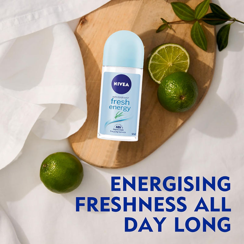 NIVEA Fresh Energy Anti-perspirant Roll-on Deodorant 50ml