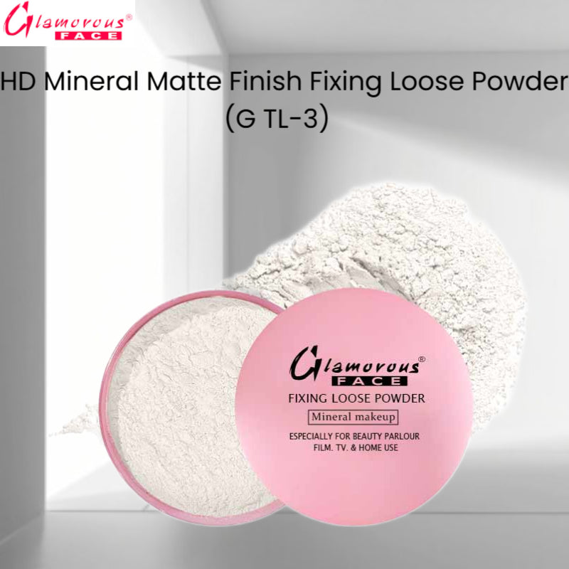Glamorous Face HD Mineral Matte Finish Fixing Loose Powder (G TL-3)