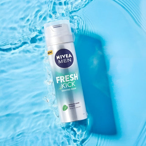 Nivea Men Fresh Kick Shaving Foam 200ml