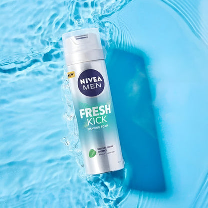 Nivea Men Fresh Kick Shaving Foam 200ml