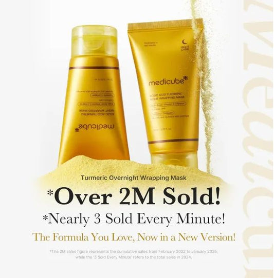 Medicube Kojic Acid Tumeric Night Wrapping Mask, 75ml