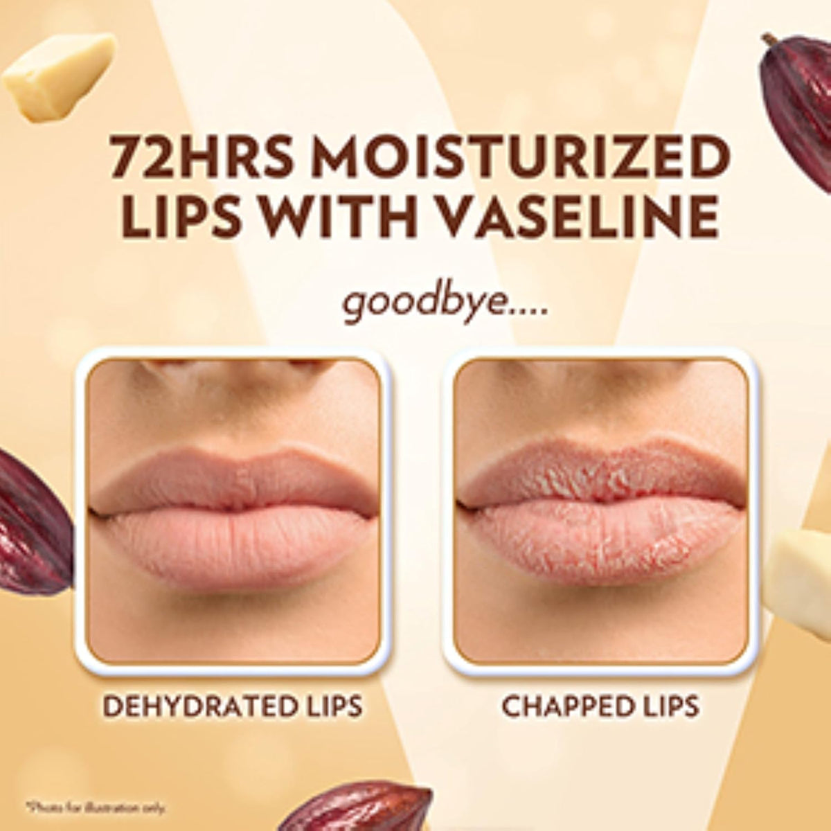 Vaseline Lip Therapy Lip Balm Cocoa Butter 7g