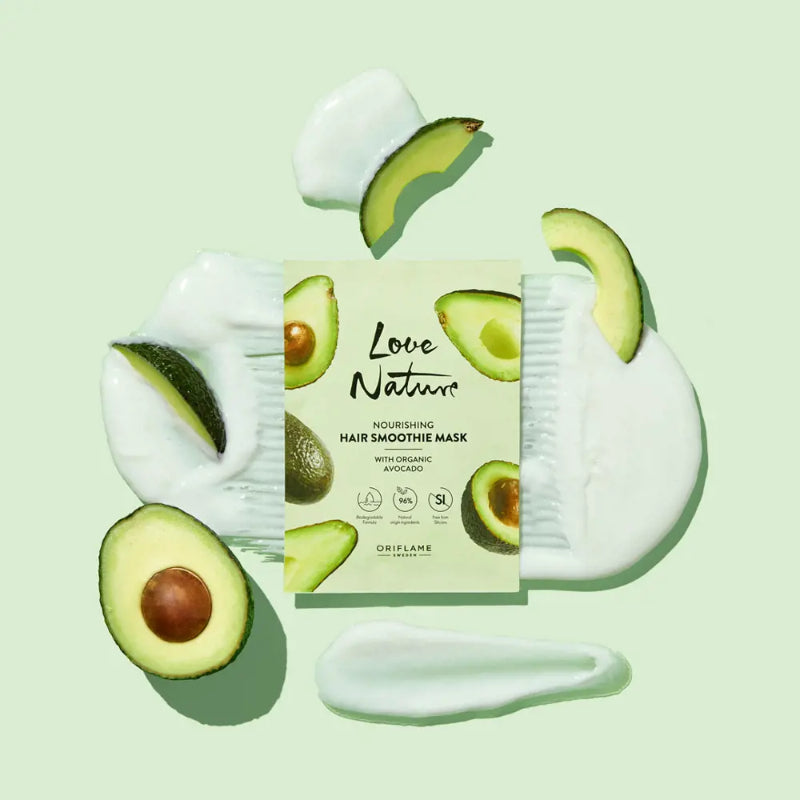 Oriflame Love Nature Nourishing Hair Smoothie Mask With Organic Avocado 30ml