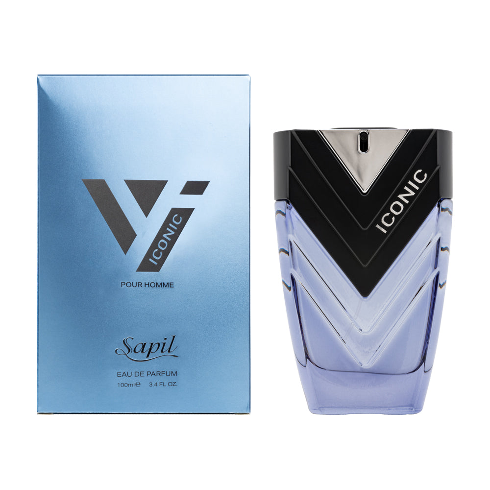 Sapil Iconic Eau de Toilette for Men 100ml - Long Lasting Masculine Fragrance Perfume with Fresh Woody Aromatic Notes, All Da
