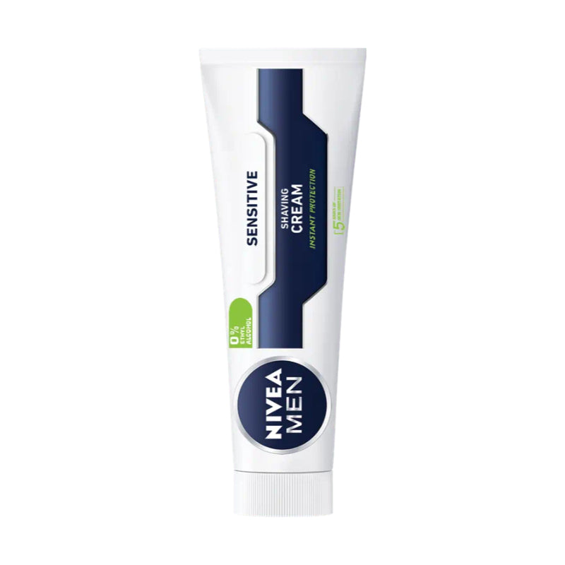 Nivea Men Sensitive Shaving Cream Instant Protection 100 ml Gentle Care & Smooth Shave for Sensitive Skin
