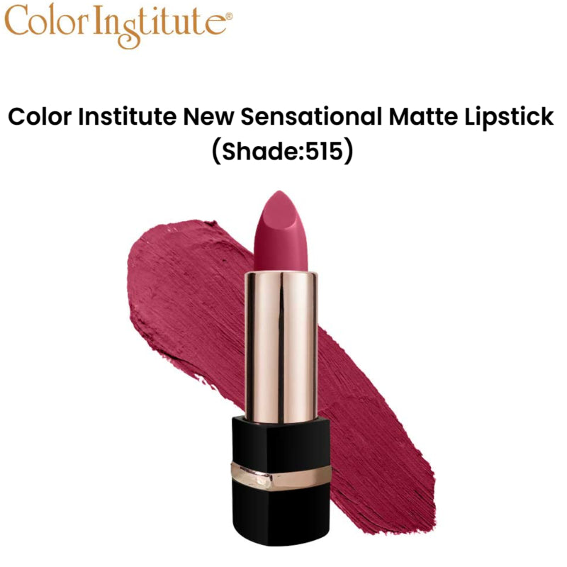 Color Institute New Sensational Matte Lipstick (Shade:515)