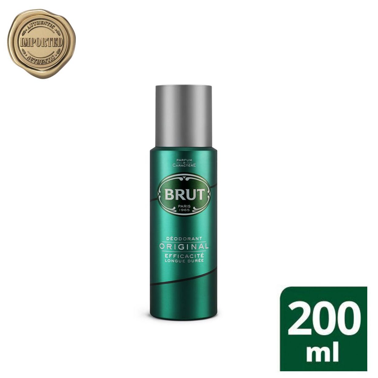 Brut Original Deodorant Body Spray for Men 200ml – Long Lasting Classic Masculine Fragrance Fresh Daily Wear Antiperspirant S