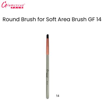 Glamorous Face Round Brush for Soft Area Brush GF 14