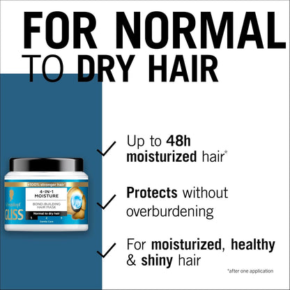 Schwarzkopf Gliss 4-in-1 Moisture Bond-Building Hair Mask 400ml