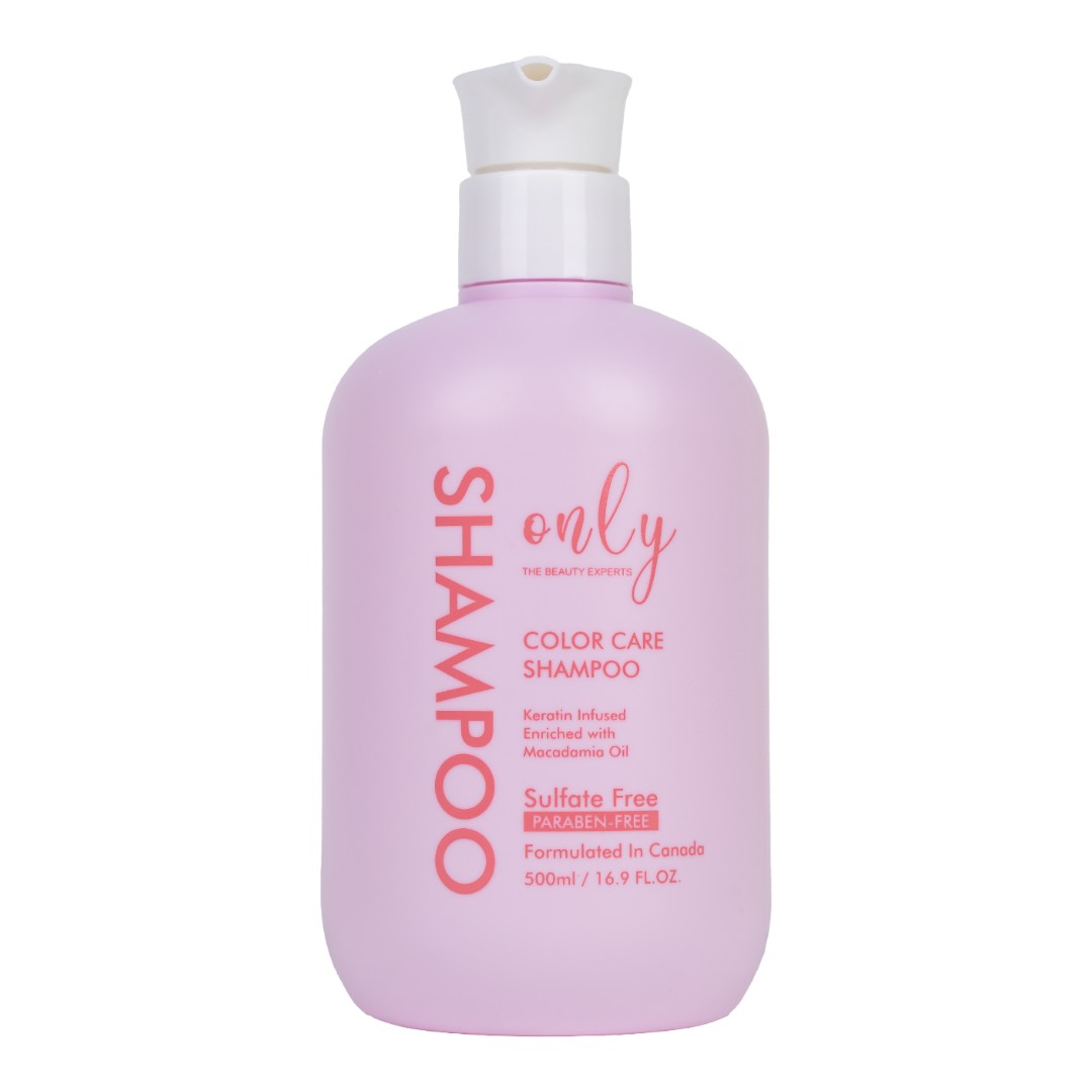 Only Color Care Shampoo 500ml - Hair Care Shampoo for Color Treated Hair, Fade Protection, Gentle Cleansing, Nourishment & Lo