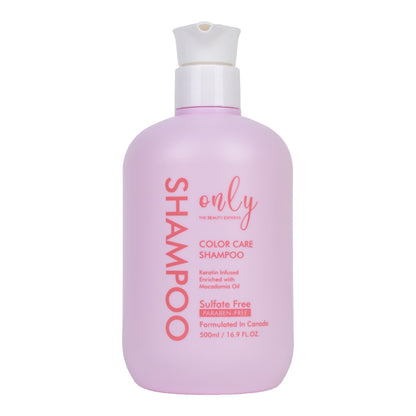 Only Color Care Shampoo 500ml - Hair Care Shampoo for Color Treated Hair, Fade Protection, Gentle Cleansing, Nourishment & Lo