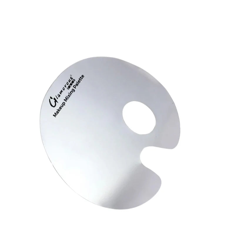 Glamorous Face Foundation & Base Mixing Palette with Spatula Stainless Steel (Large)