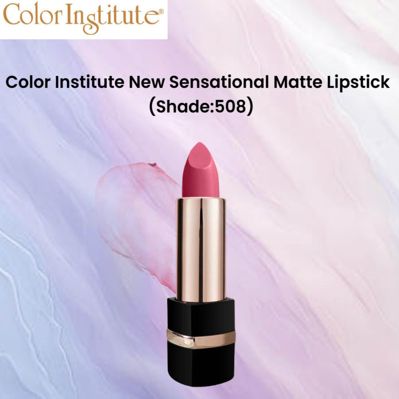 Color Institute New Sensational Matte Lipstick (Shade:508)