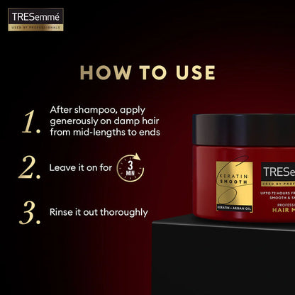 Tresemmé Keratin Smooth Hair Mask 250 ml Deep Conditioning & Frizz Control