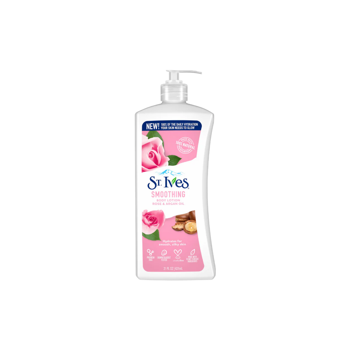 St. Ives Smoothing Body Lotion Rose & Argan Oil 621ml