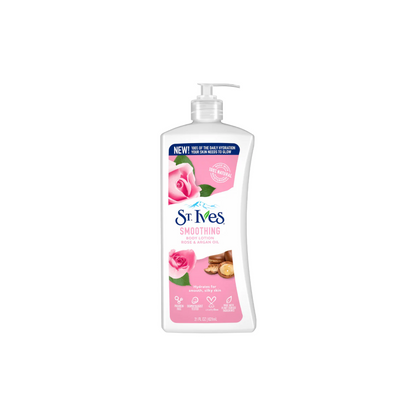 St. Ives Smoothing Body Lotion Rose & Argan Oil 621ml