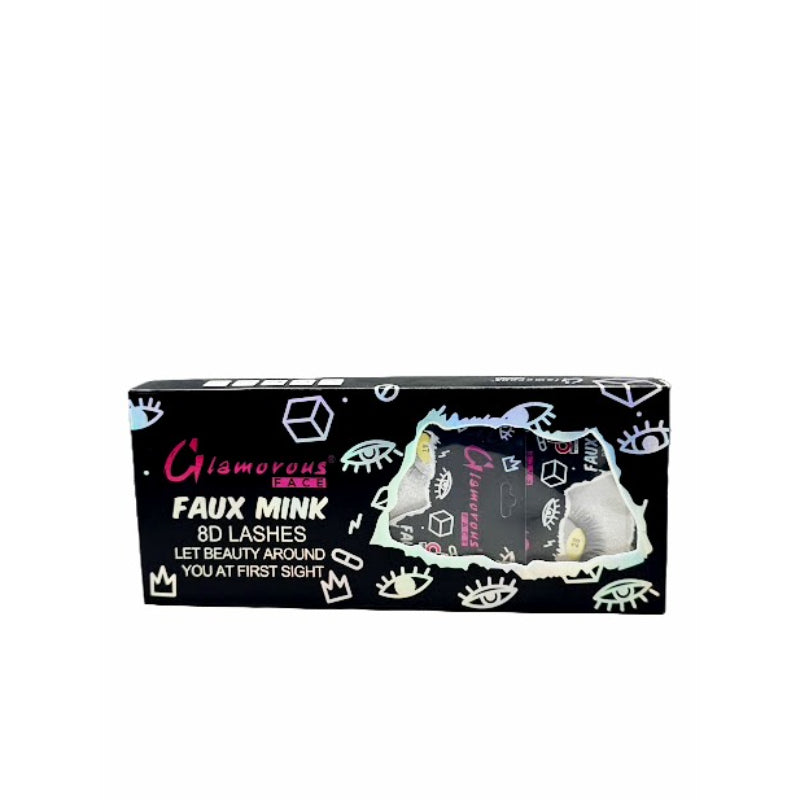 Glamorous Face 8D Mink Hair Eyelashes 10 Pieces (GF 8071)