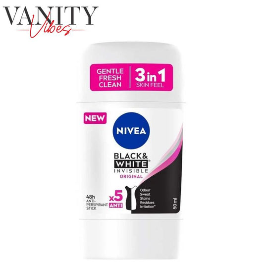 Nivea Black & White Invisible Original Anti-Perspirant Stick 50ml
