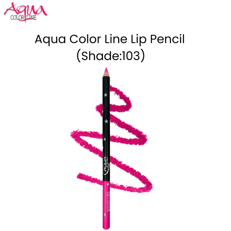 Aqua Color Line Lip Pencil (Shade:103)