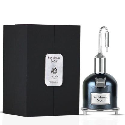 Lattafa Pride Sur Mesure Noir Eau de Parfum 100ml - Long Lasting Original Bold Masculine Fragrance for Men