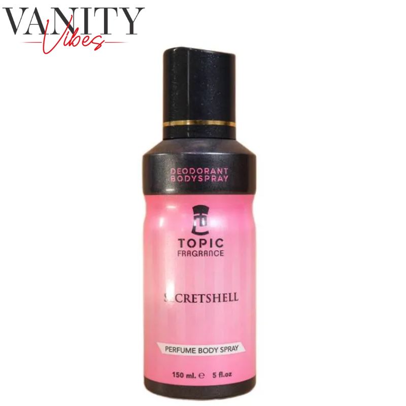 Topic Fragrance Secret Shell Moment Perfume Body Spray 150ml Long-Lasting Elegant Scent