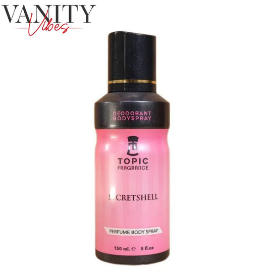 Topic Fragrance Secret Shell Moment Perfume Body Spray 150ml Long-Lasting Elegant Scent