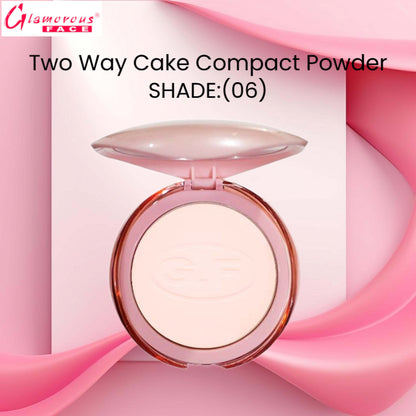 Glamorous Face Two Way Cake Compact Powder (Shade:06)