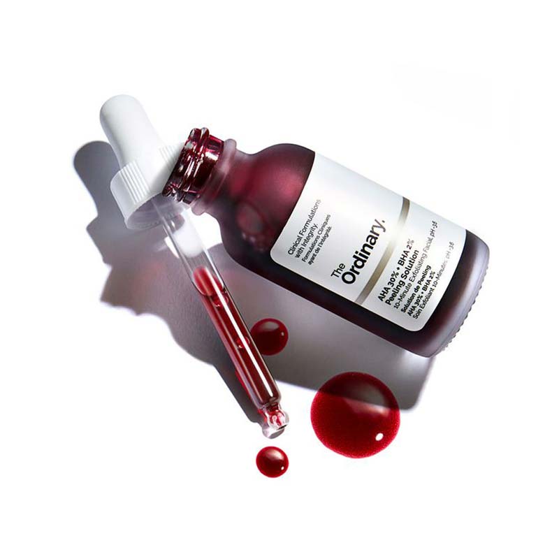 The Ordinary AHA 30% + BHA 2% Peeling Solution 30 ml Exfoliating & Brightening Treatment (K Beauty)