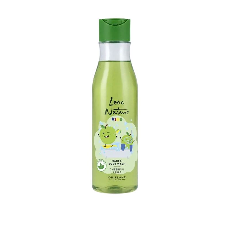 Oriflame Cosmetics Love Nature Kids Hair & Body Wash Cheerful Apple 250ml
