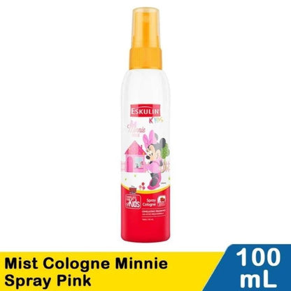 Eskulin Minnie Mist Cologne 100ml - Long Lasting Sweet Fruity Floral Fragrance Body Mist for Kids & Teens Daily Use Deodorizi