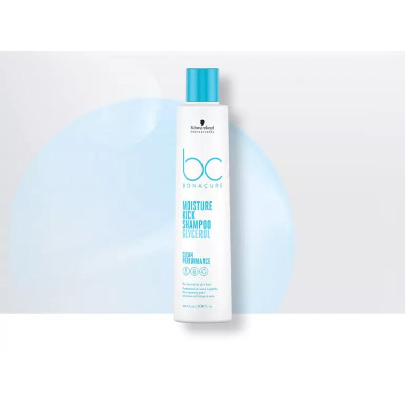 Schwarzkopf BC Bonacure Moisture Kick Glycerol Shampoo 250ml Hydrating & Softening Hair