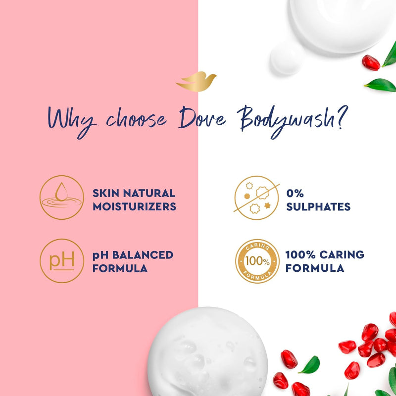Dove Go Fresh Revive Body Wash Pomegranate & Lemon Verbena 200ml