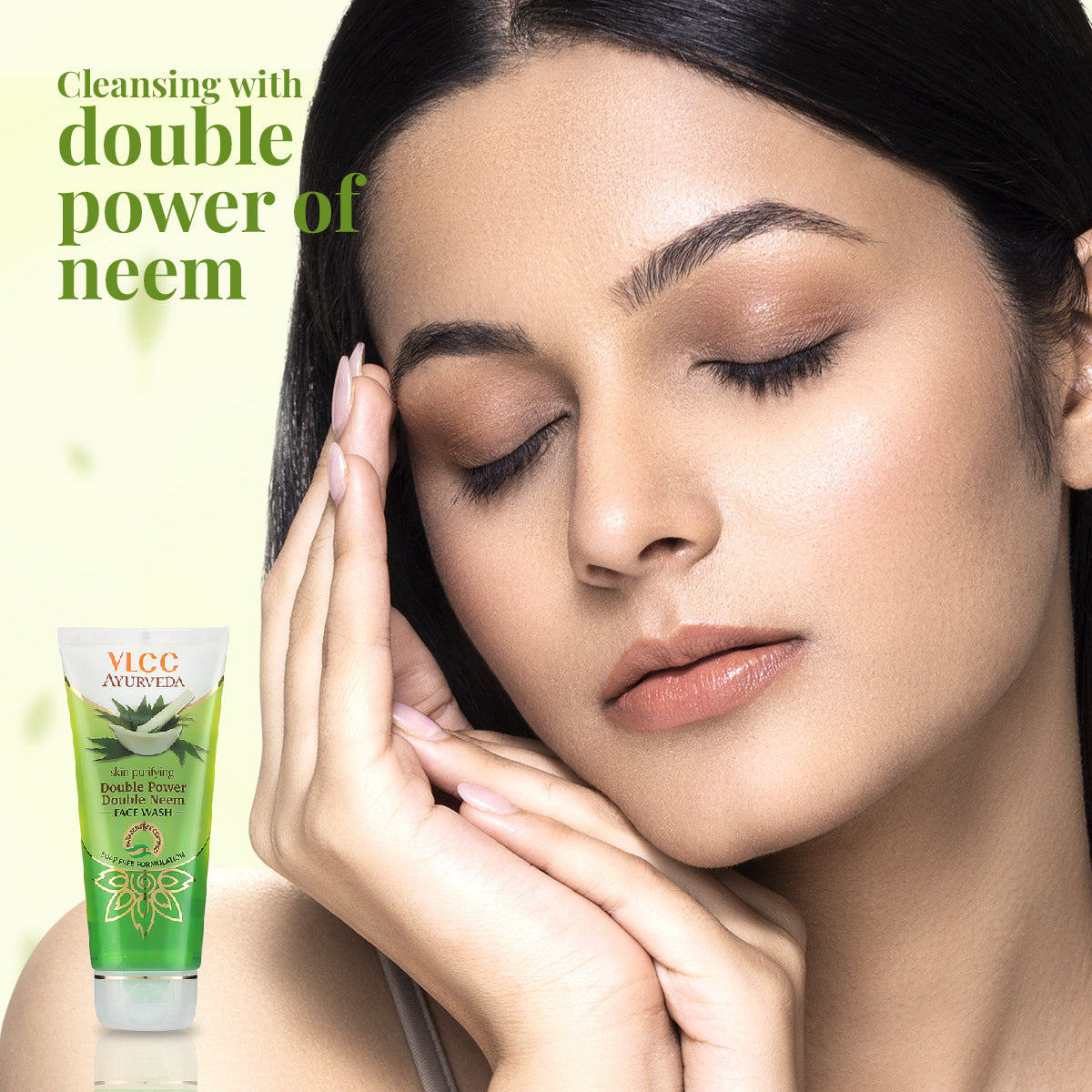 VLCC Ayurveda Skin Purifying Double Power Double Neem Face Wash 100ml