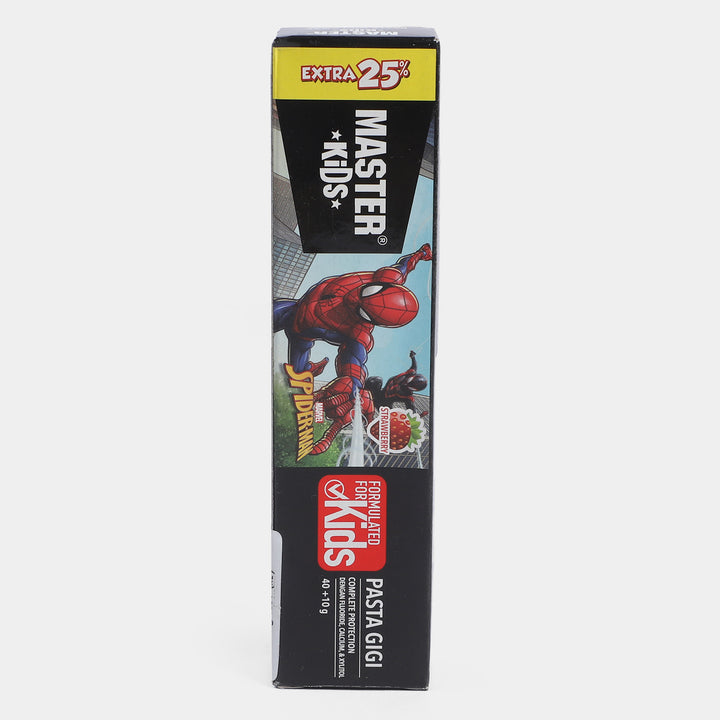 Master Kids Spider Man Strawberry Tooth Paste 40+ 10g