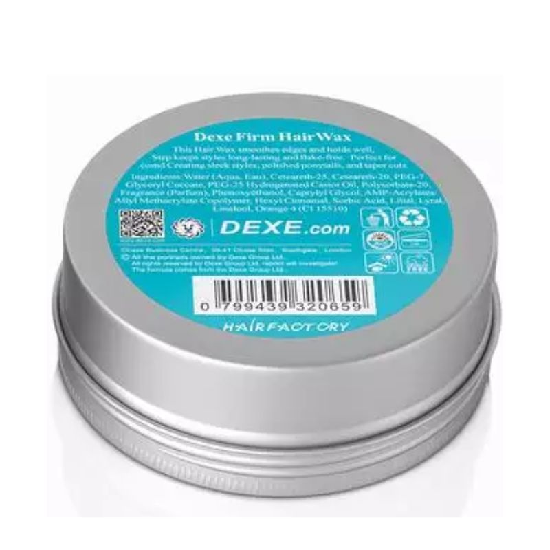 DEXE Firm Hair Wax Strong Hold 130 g Long-Lasting Hold & Defined Hairstyle (Blue)