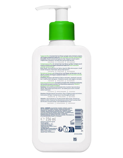CeraVe Hydrating Cleanser 236 ml back label