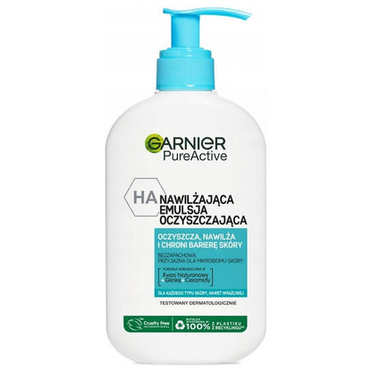 Garnier Pure Active Moisturizing Cleansing Emulsion for Face 250ml Gentle & Hydrating Face Cleanser
