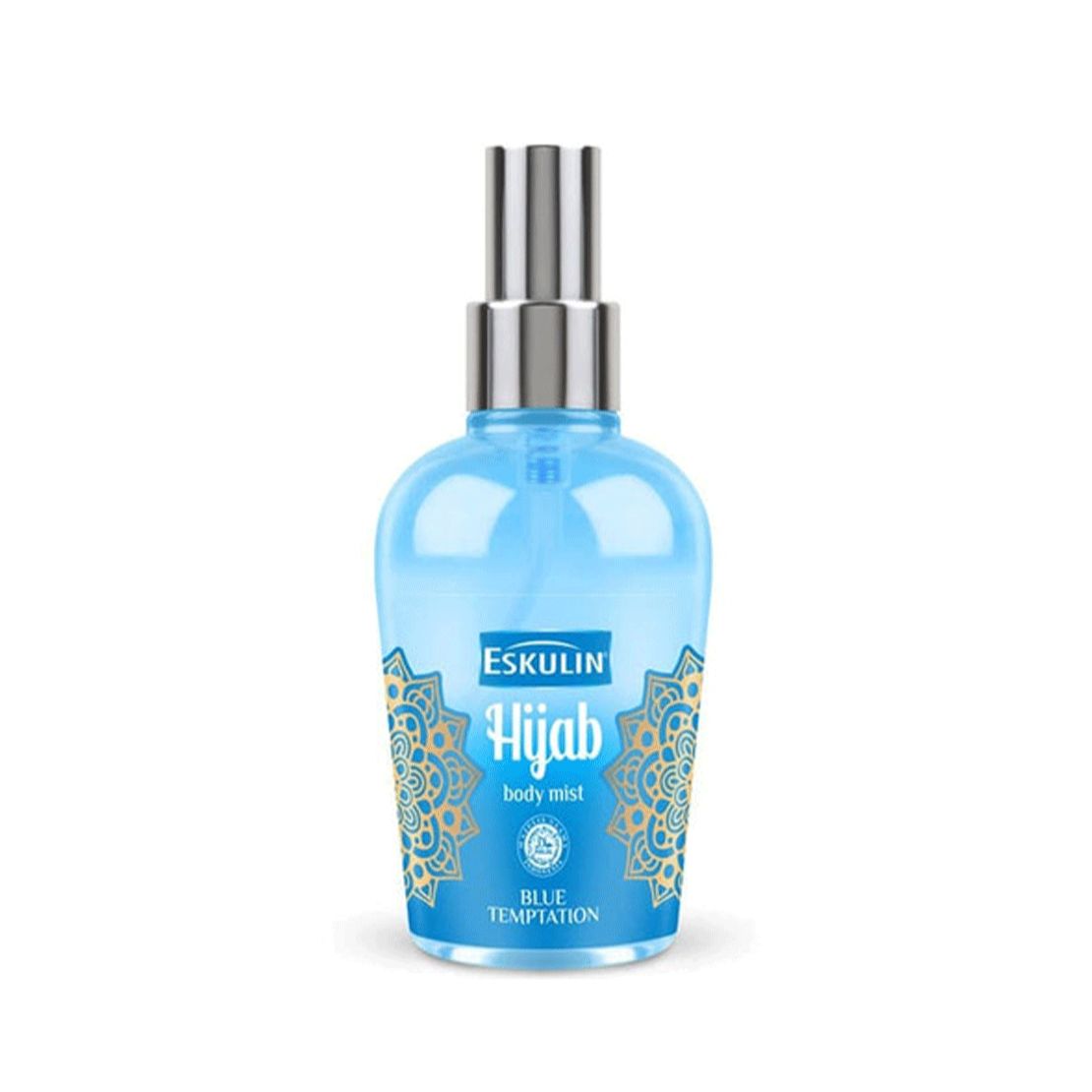 Eskulin Hijab Blue Temptation Spray Mist Cologne 125ml – Long Lasting Fresh Floral Aquatic Fragrance Body Mist for Women Dail