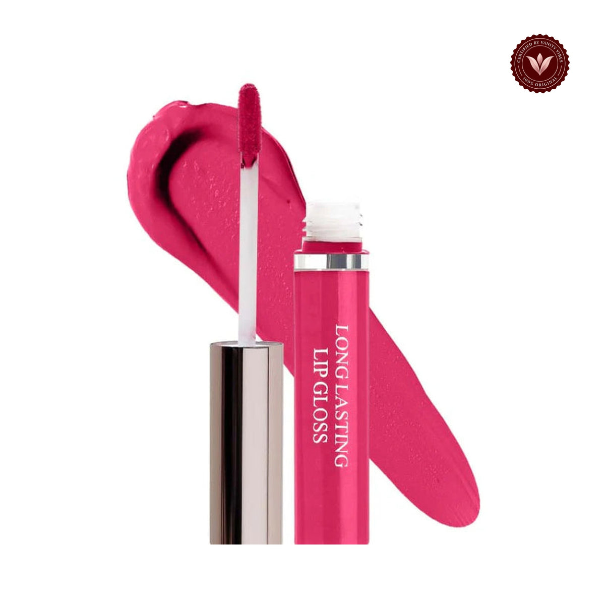 Glamorous Face Long Lasting Liquid Lipstick (shade 22) product photo on white background with Vanity Vibes badge