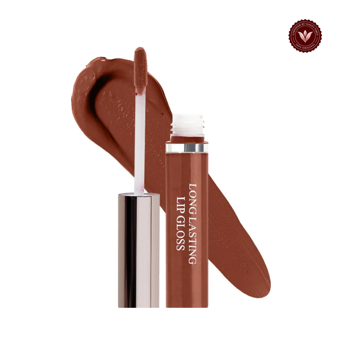 Glamorous Face Long Lasting Liquid Lipstick (shade 15) product photo on white background with Vanity Vibes badge