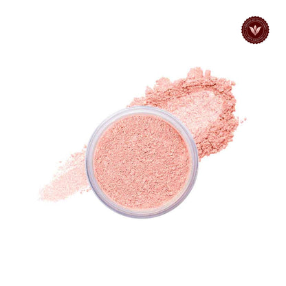 Glamorous Face Loose Face & Body Shimmer Powder (Shade: 01 Natural Pink) white-background product image with Vanity Vibes badge