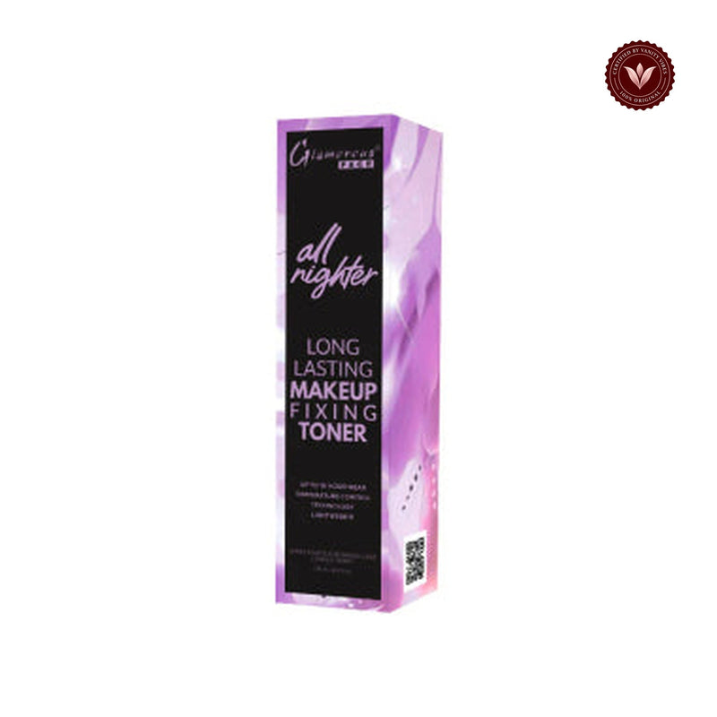 Glamorous Face All Nighter Long Lasting Makeup Fixing Toner 118ML white-background product image with Vanity Vibes badge
