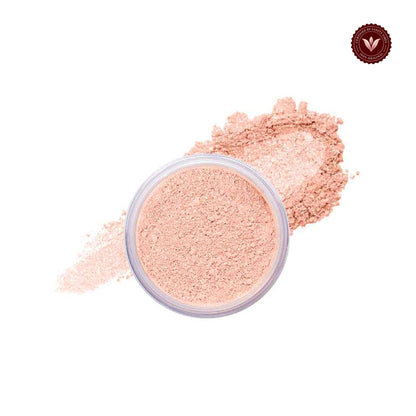 Glamorous Face Loose Face & Body Shimmer Powder (Shade: 03 Fair Pink) white-background product image with Vanity Vibes badge