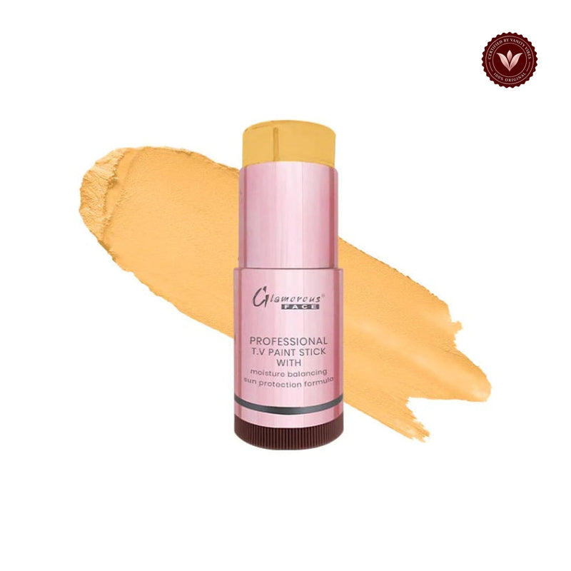 Glamorous Face Foundation Stick (GF 303) white-background product image with Vanity Vibes badge